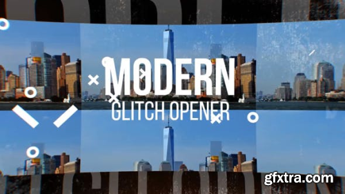 VideoHive Modern Glitch Opener 13098234