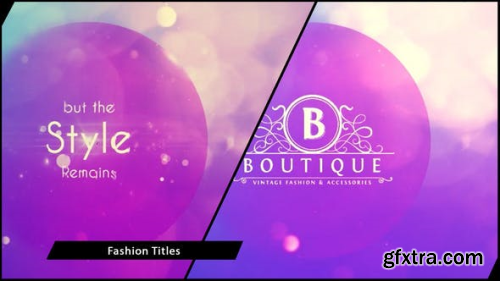 VideoHive Glamour Titles 9106916