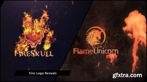 VideoHive Fire Logo Reveals 9464984