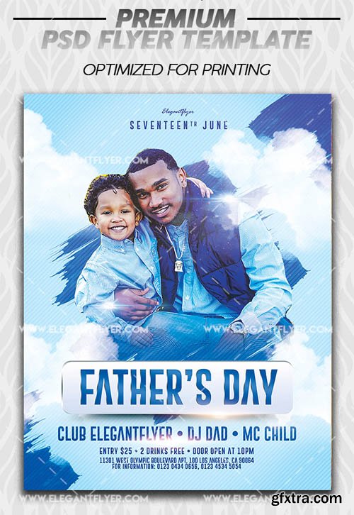 Father’s Day V1 2019 3rd Sunday of June PSD Flyer Template