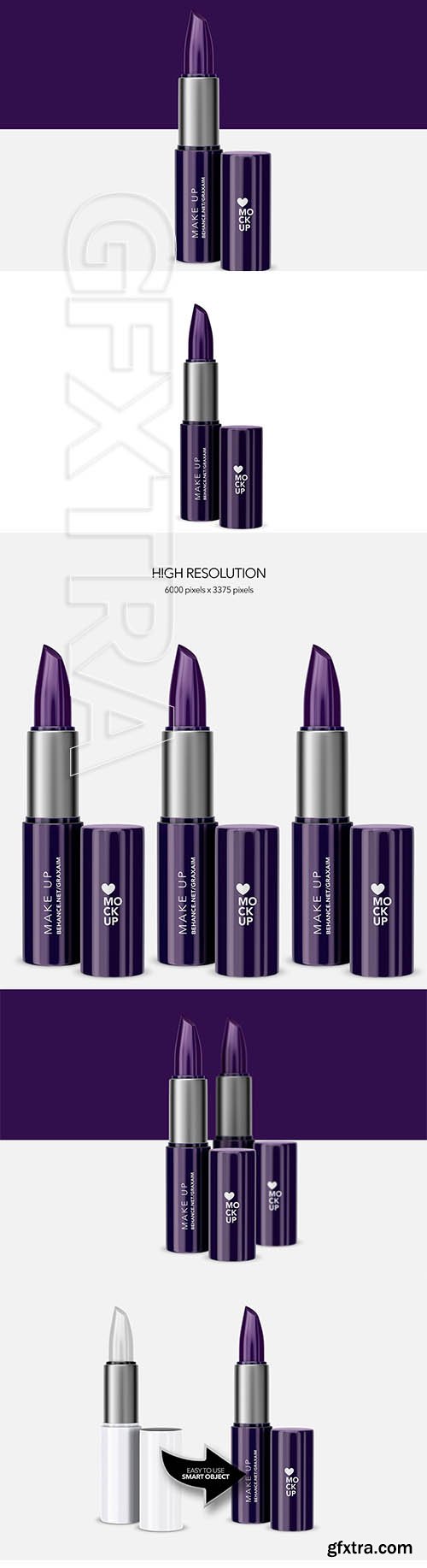 CreativeMarket - Cosmetics Lipstick Mockup - Make up 3702561