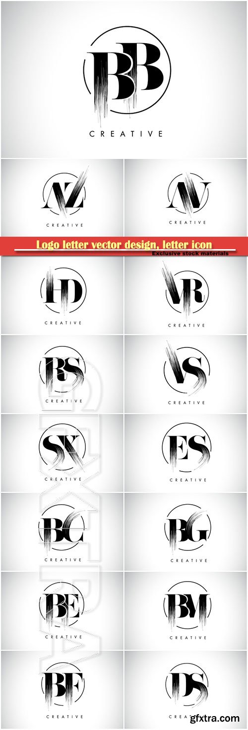 Logo letter vector design, letter icon # 10