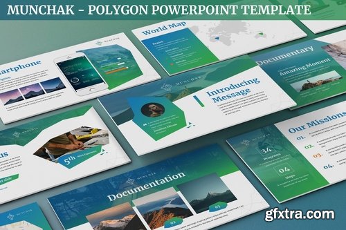 Munchak - Polygon Powerpoint Template