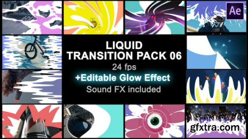 VideoHive Liquid Transitions Pack 06 23503283