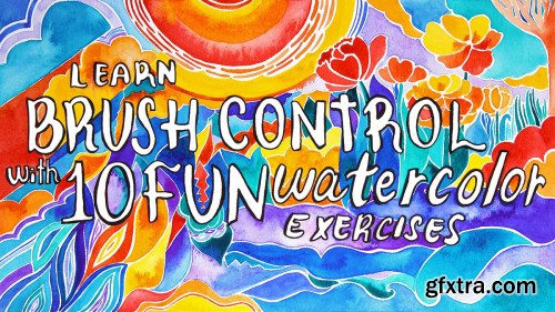 Learn Brush Control with 10 Fun Watercolor Exercises!