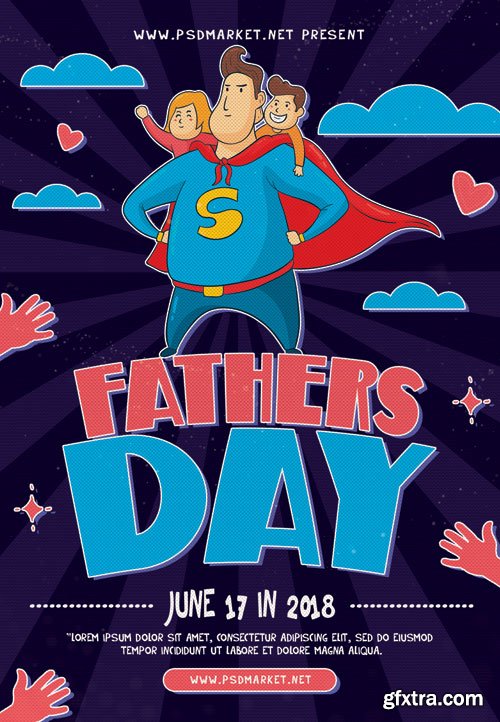 FATHERS DAY SPECIAL FLYER – PSD TEMPLATE