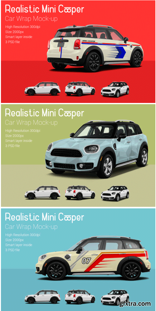 Mini Cooper Car Mock-Up 1314605