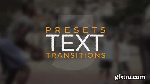 MotionArray Text Transitions V.5 Premiere Pro Presets 231374