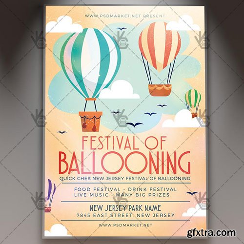 Festival of Ballooning Flyer – PSD Template