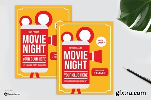 Movie Night Flyer vol. 03