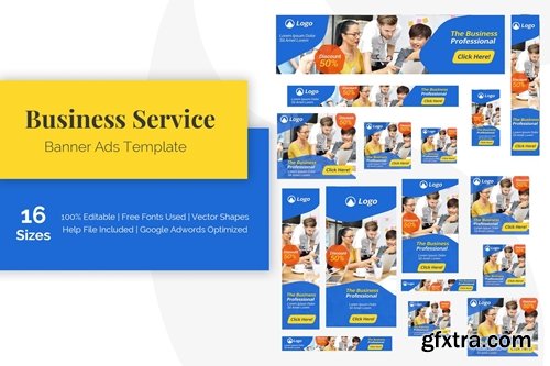 Business Service Banner Ads Template