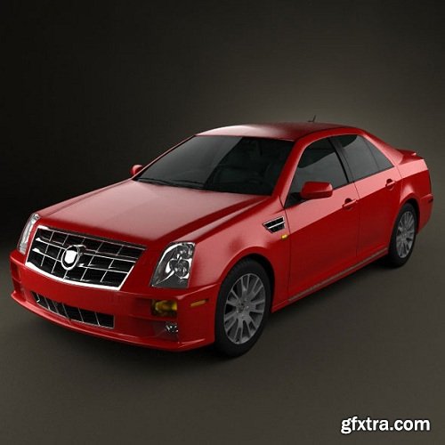 Cadillac STS 2010 3D Model