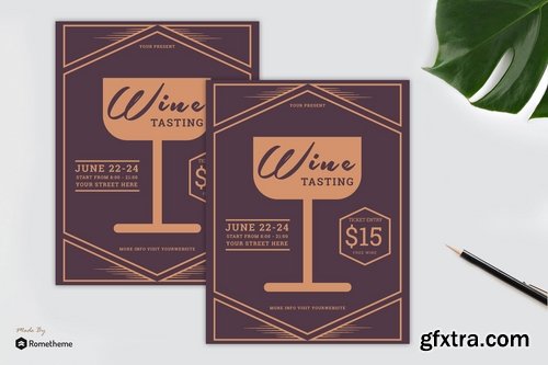 Wine Tasting Flyer vol. 01