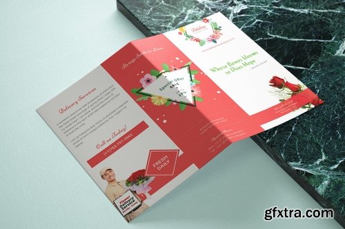 Flower Bouquet Shop - Bifold Brochure
