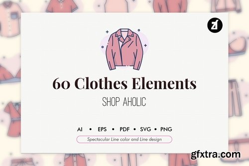 60 Clothes elements
