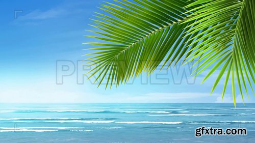 Bright Blue Tropical Beach 233050