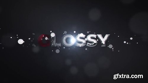 Glossy Particle Logo Reveal 234532