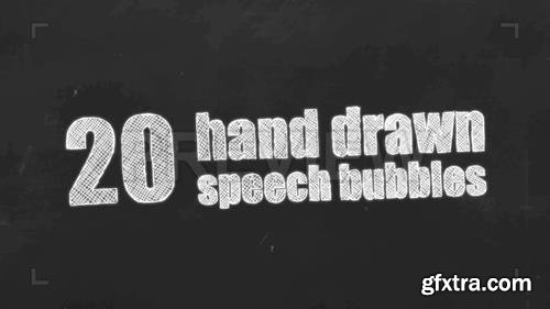 20 Hand-drawn Speech Bubbles 207970