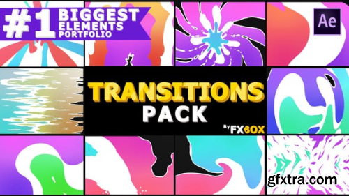 VideoHive Juicy Colorful Transitions | After Effects 23823884