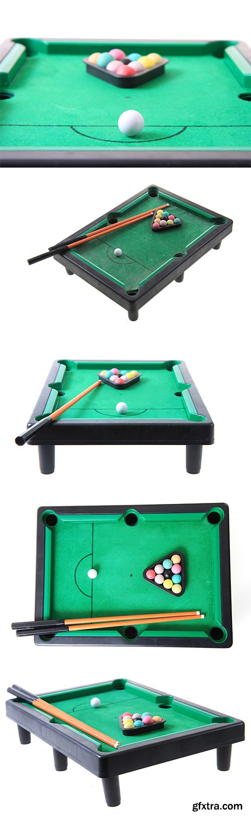 Billiard Toy Table Isolated - 6xJPGs