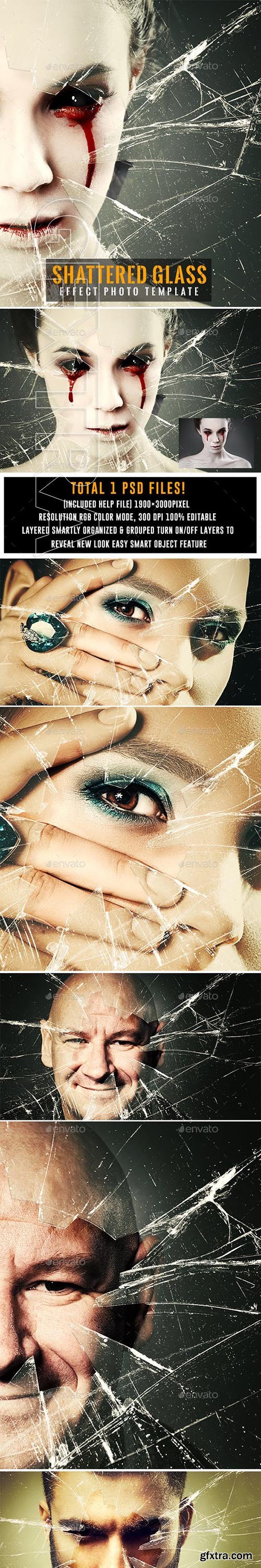 GraphicRiver - Shattered Glass Effect Photo Template 23700524
