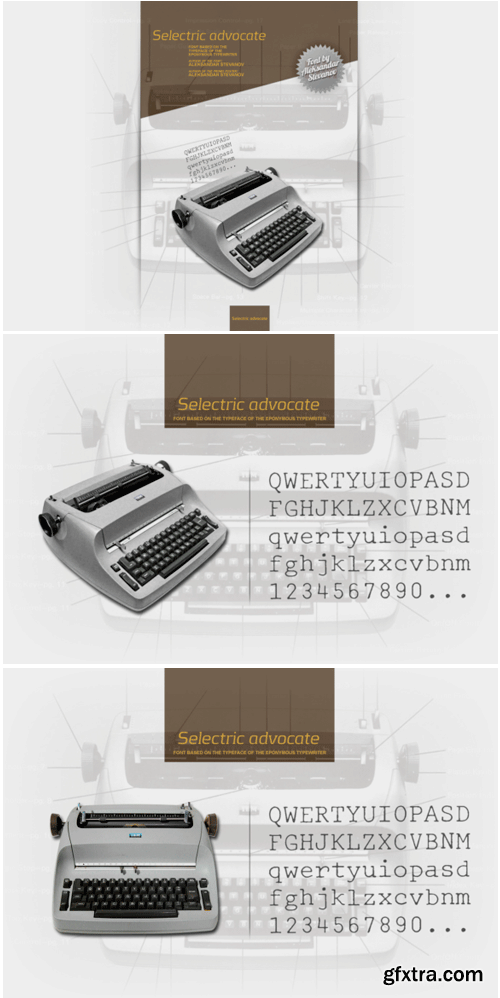 Selectric Advocate Font