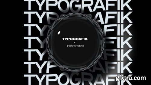 Videohive Typografik - Kinetic Poster Titles 23461043