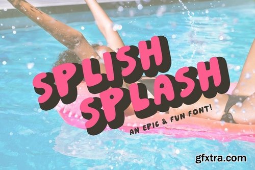 CM - Splish Splash! Playful Sans Serif 3796592