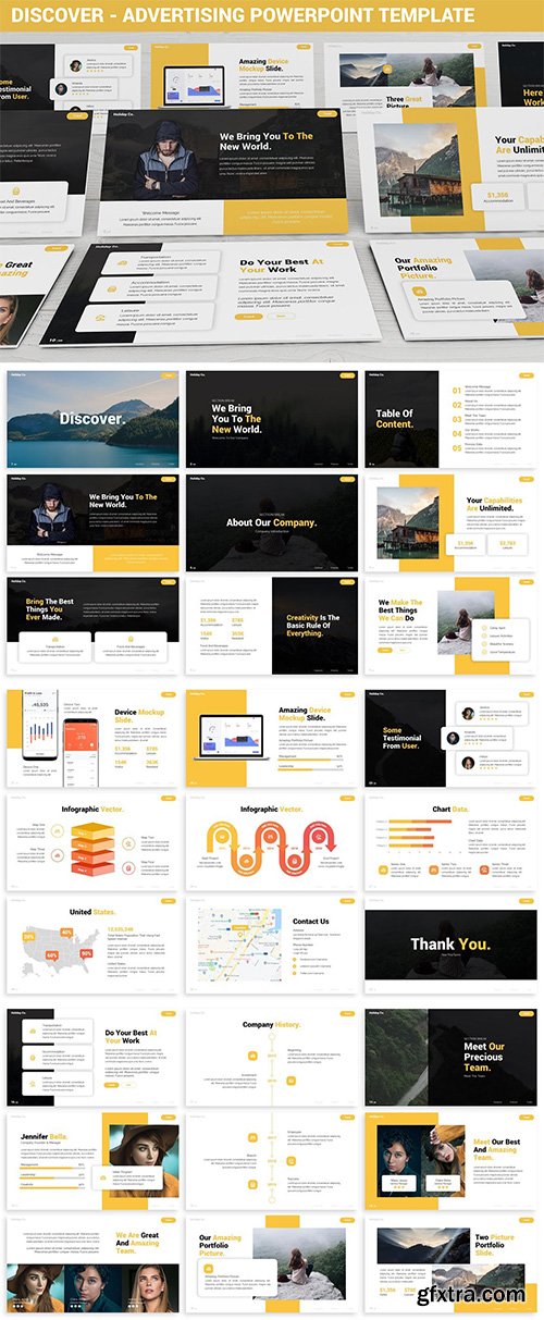 Discover - Advertising Powerpoint Template