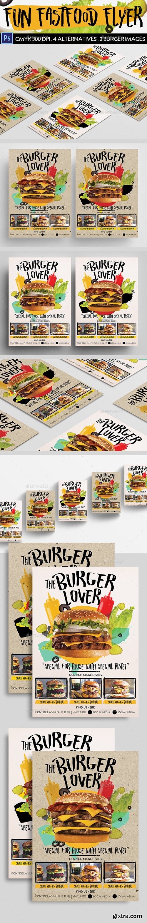 Graphicriver - Fun Fast Food Flyer 18950600