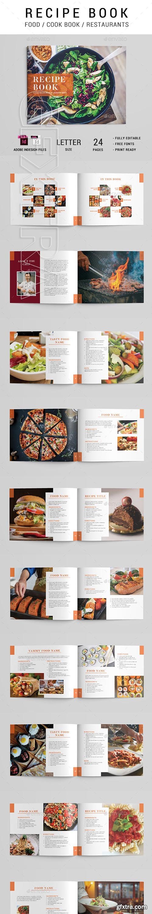 GraphicRiver - Cook Book Recipe Brochure 23822539