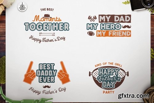 Fathers Day Print Templates, Retro Dad Tshirts