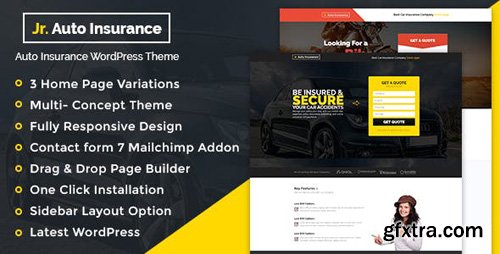 ThemeForest - Auto Insurance v1.0.1 - WordPress Theme - 19534780