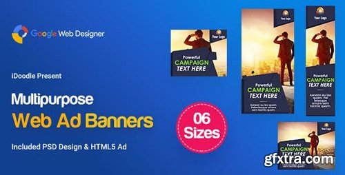 CodeCanyon - C23 - Multipurpose, Business, Startup Banners GWD & PSD - 23803124