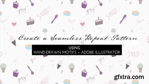 Create a Seamless Repeat Pattern Using Hand Drawn Motifs + Adobe Illustrator