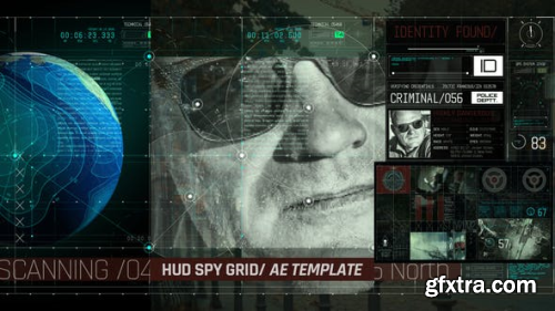 VideoHive HUD Spy Grid 23225338