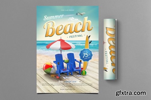 Summer Beach Festival Flyer