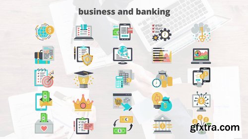 Business And Banking - Flat Animation Icons 206723