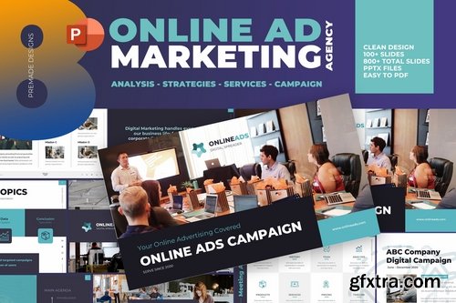 Digital Marketing Advertisement Powerpoint and Keynote Presentations