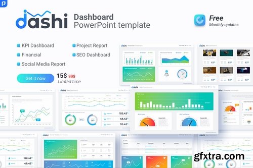 dashi- dashboard PowerPoint template