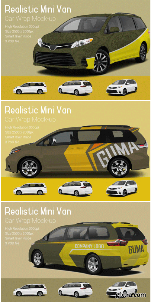 Mini Van Car Mock-Up 1441590