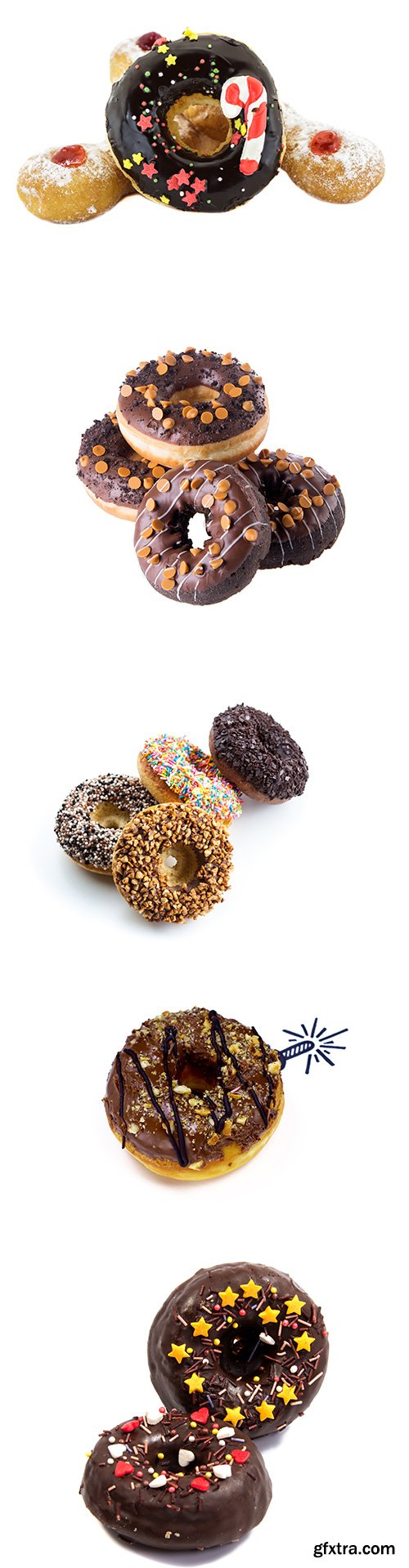 Donuts-3 Isolated - 20xJPGs