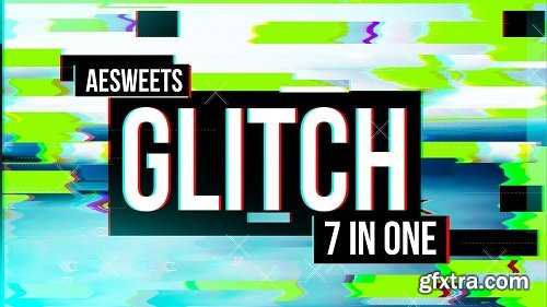 Glitch 7in1 v1.0.3 for After Effects MacOS