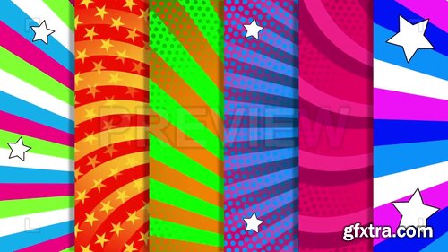 80\'s Pop Background Pack 240049