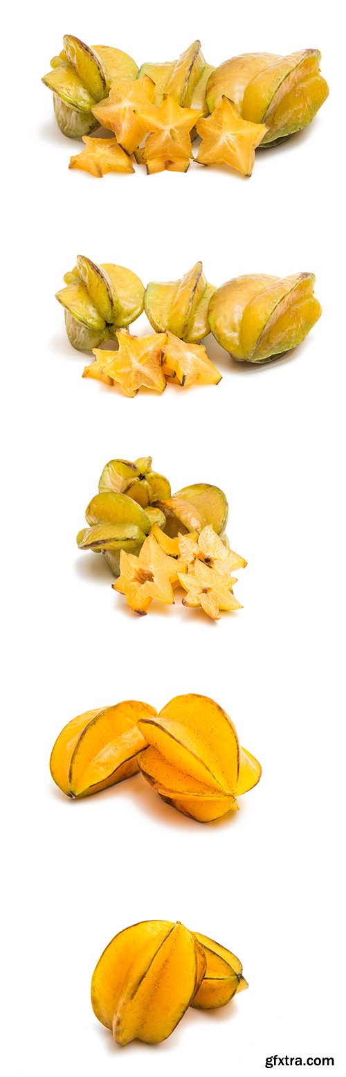 Carambola Fruit Isolated - 10xJPGs