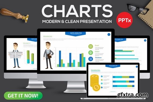 Chart Powerpoint and Keynote Presentations