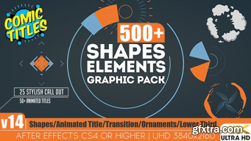 Videohive Shapes & Elements Graphic Pack V14 12002012