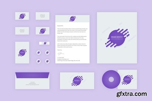 Brand Identity Mock Up - Droplet for Figma