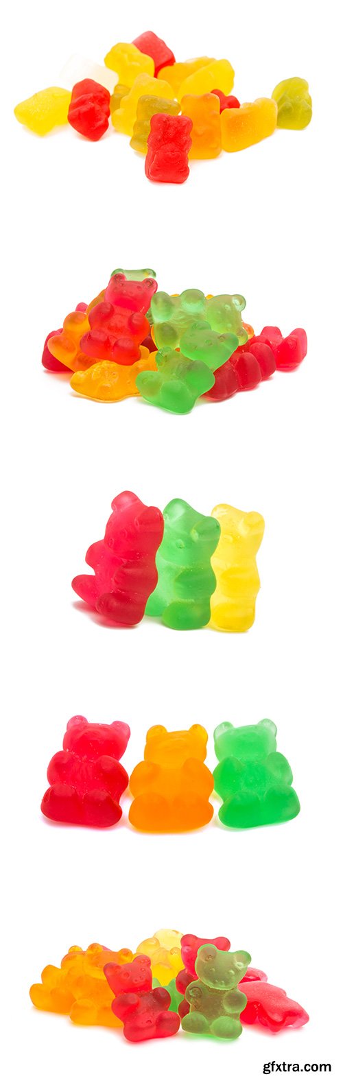 Jelly Bears-1 Isolated - 10xJPGs