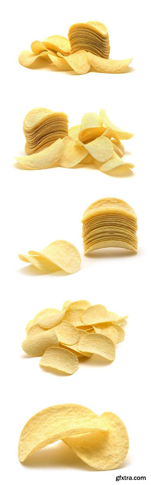 Potato Chips Isolated - 10xJPGs